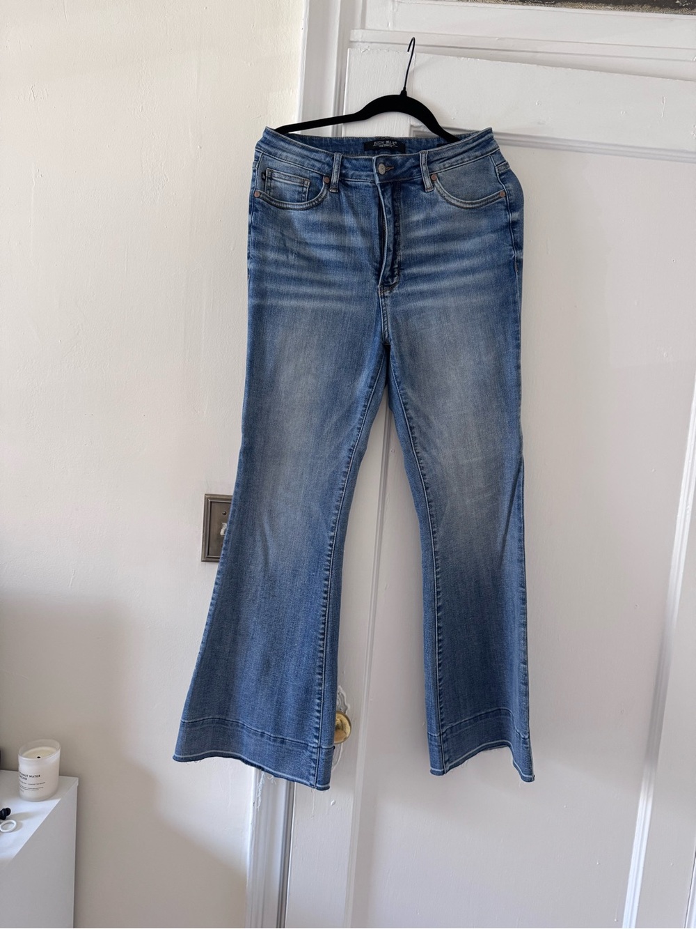 Judy Blue Charlotte Tummy Control Release High-Rise Flare Jeans - Picture 2 of 13